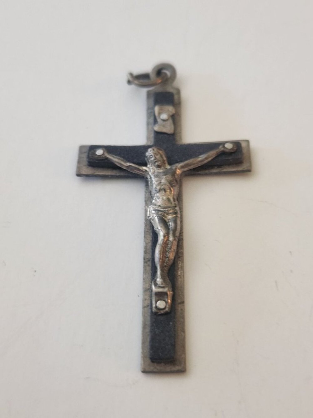 Ebony France INRI Jesus Crucifix